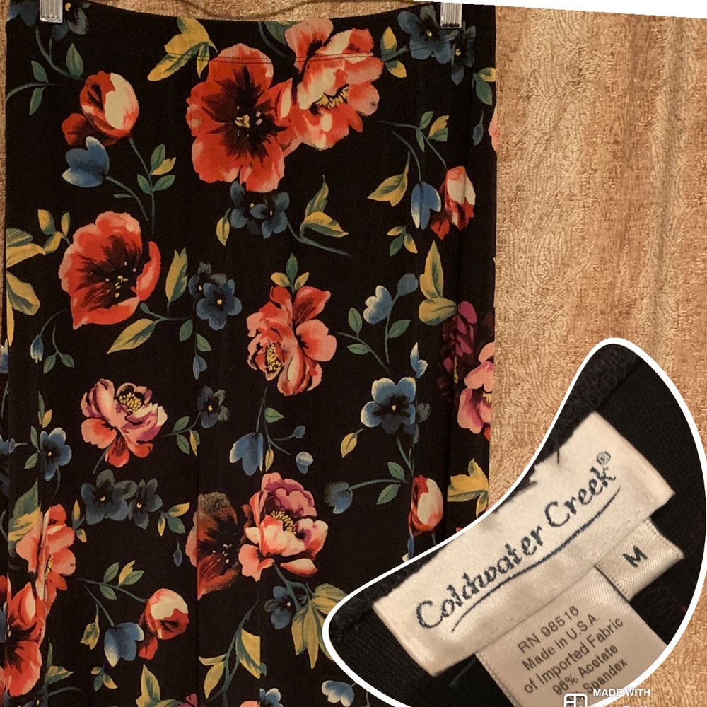 Coldwater Creek A-line Full Length Skirt